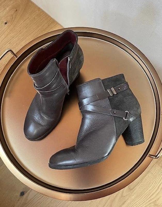 Damen Roberto Santi Stiefeletten Braun Wildleder