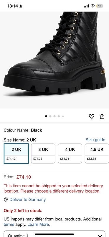 Женские Aldo Ботинки Чёрные 40