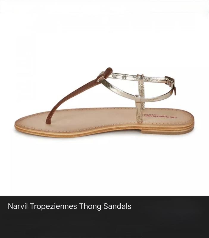 Women Les Tropeziennes Sandals Brown Leather 38