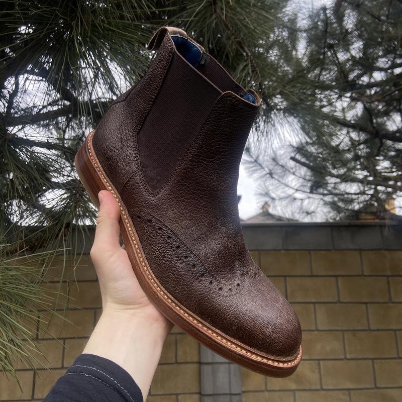 Мужские Barker Ботинки Коричневый Кожа 43.5