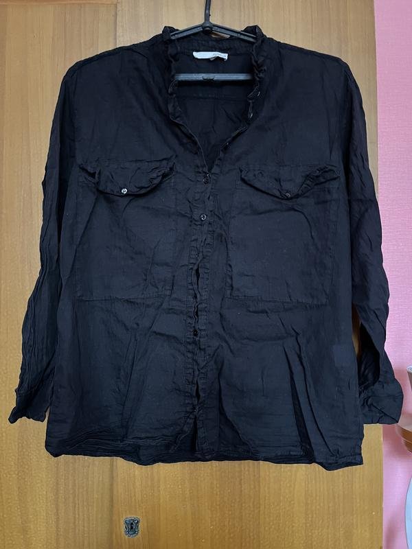 Женская Ba&sh Сорочка Чёрный Хлопок ХS