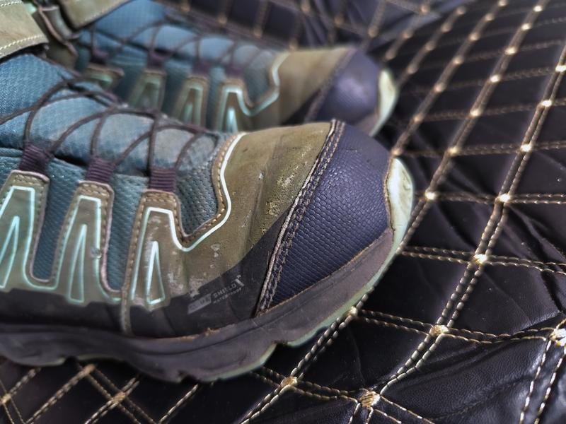 Femme Salomon Bottes Kaki Maille 36