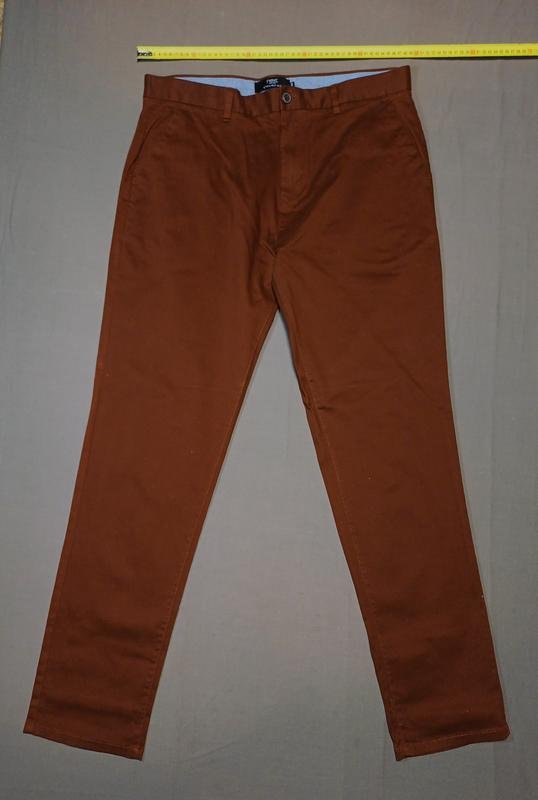 Мужские Next Брюки Коричневый Хлопок XL