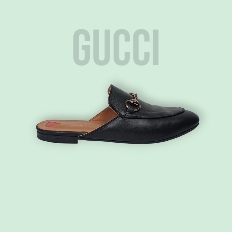 Women Gucci Mules Black EU 38