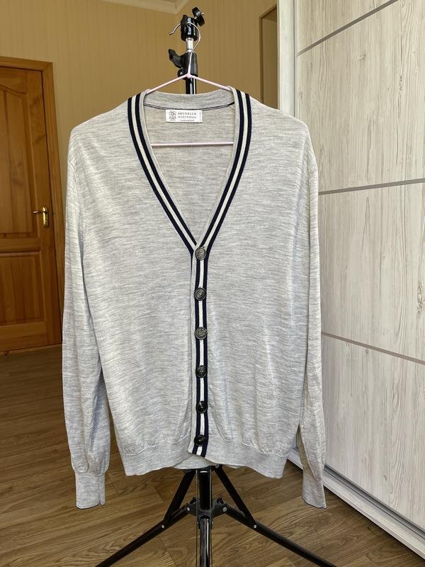 Unisex Brunello Cucinelli Cardigan Grey