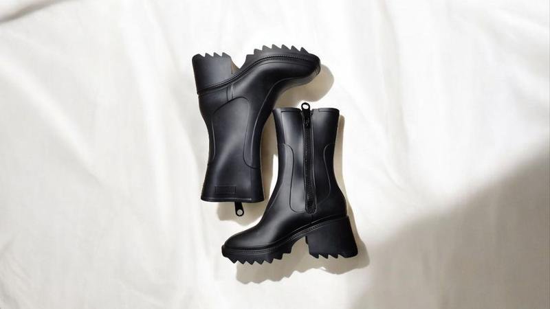 Femme Chloé Bottes en Caoutchouc Noir 36