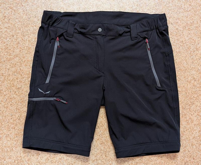 Женские трекинговые шорты salewa melz durastretch 2/1 pant w
