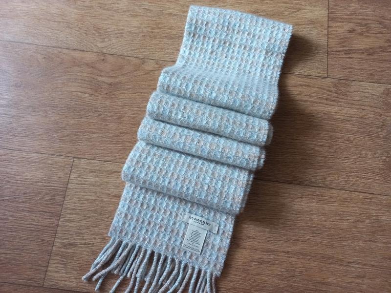 Donna Burberry Sciarpa Grigia Cashmere