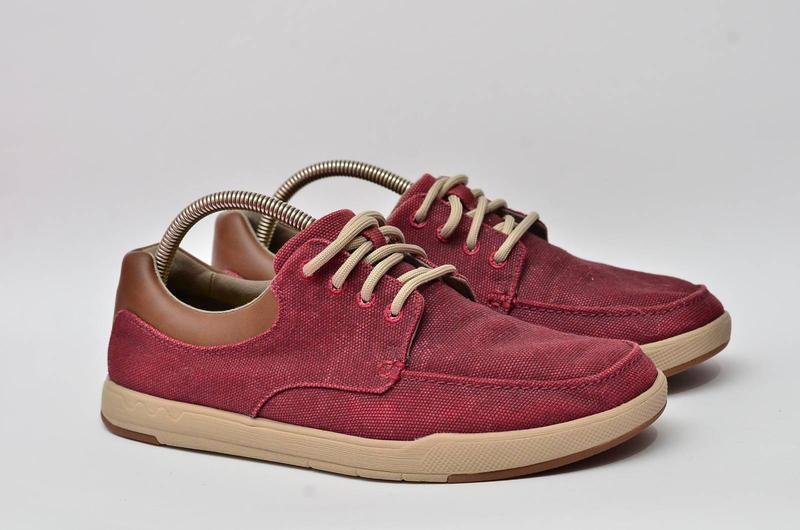 Homme Clark’s Mocassins Violet Textile 41