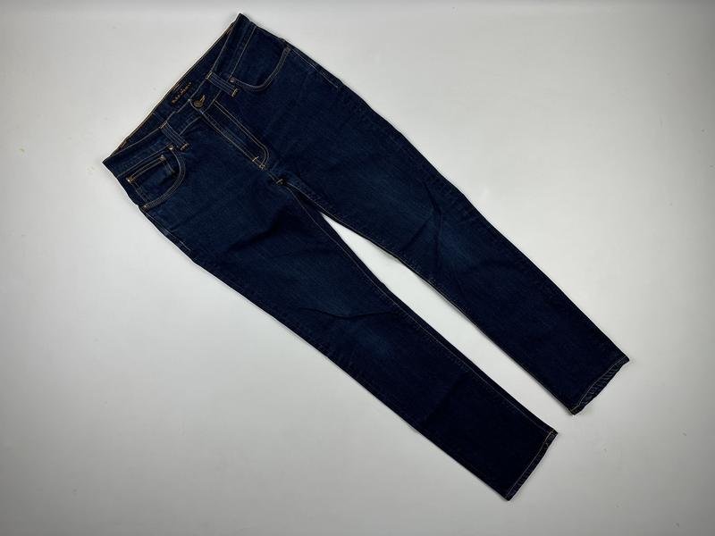 Мужские Nudie Jeans Джинсы Синий Джинс 32
