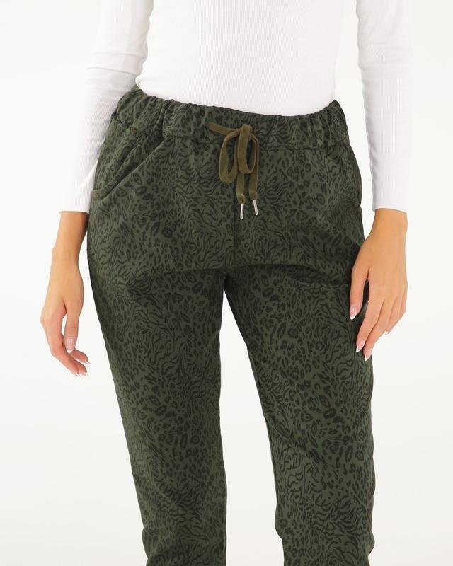 Женские Брюки Разноцветный 46