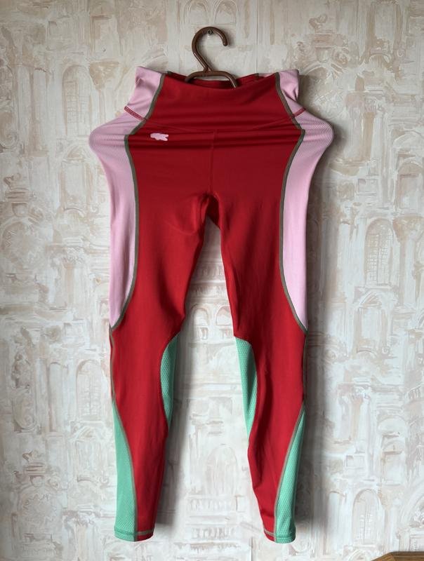 Women Lacoste Leggings Red S