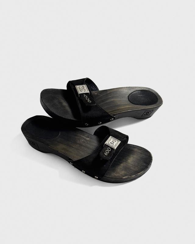 Chanel Mules Black 40