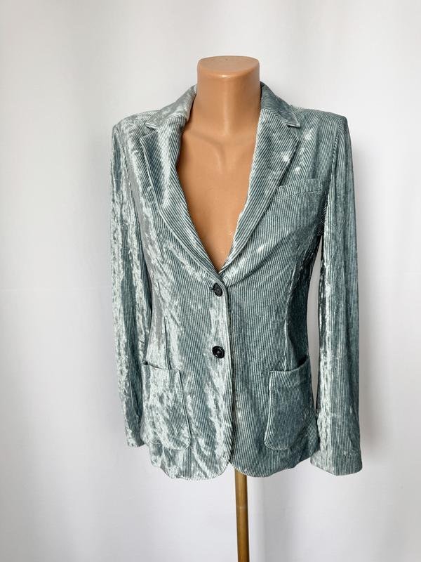 Femme Circolo 1901 Blazer Bleu Velours XS-S