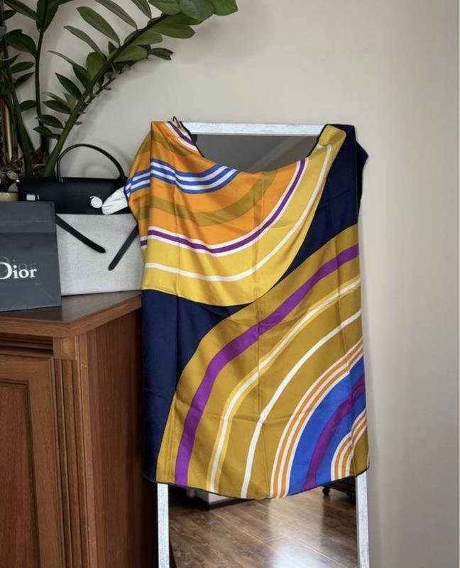 Christian Dior Sciarpa Multicolore Sete