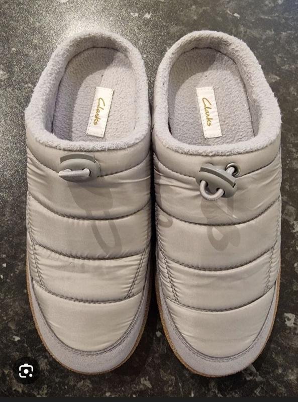 Women Clarks Mules Grey 39