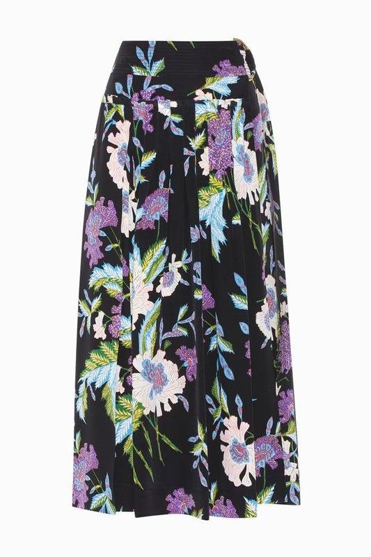 Women Diane Von Furstenberg Skirt Black Silk S