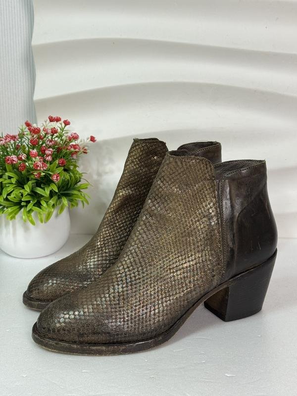 Women Keef Originals Cowboy Boots Brown Leather 37