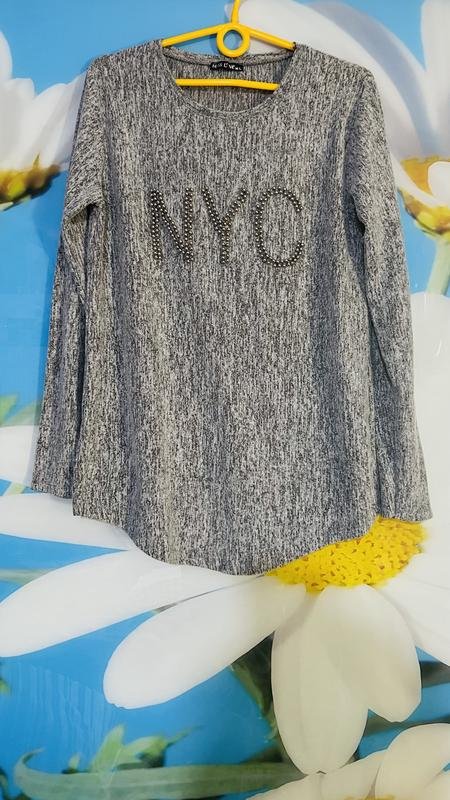 Women Miss Love Sweater Grey M-L