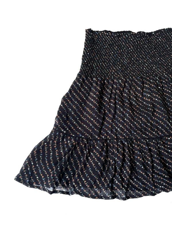 Women Ganni Skirt Black Viscose 38