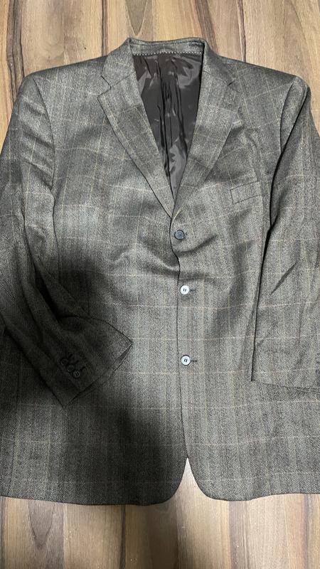Men Barutti Blazer Brown Wool 3XL