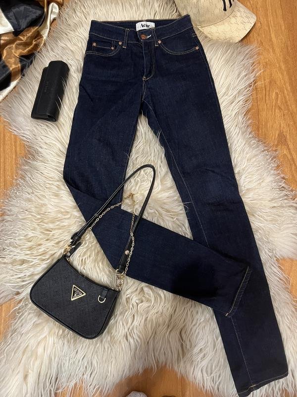 Женские Acne Studios Джинсы Синий