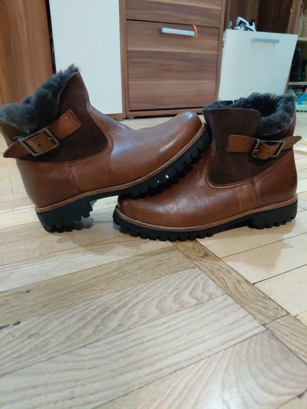 Женские Blackstone Ботинки Коричневый Кожа 37