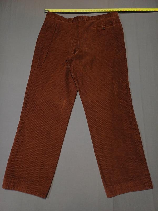 Мужской Marks & Spencer Брюки Коричневый Вельвет