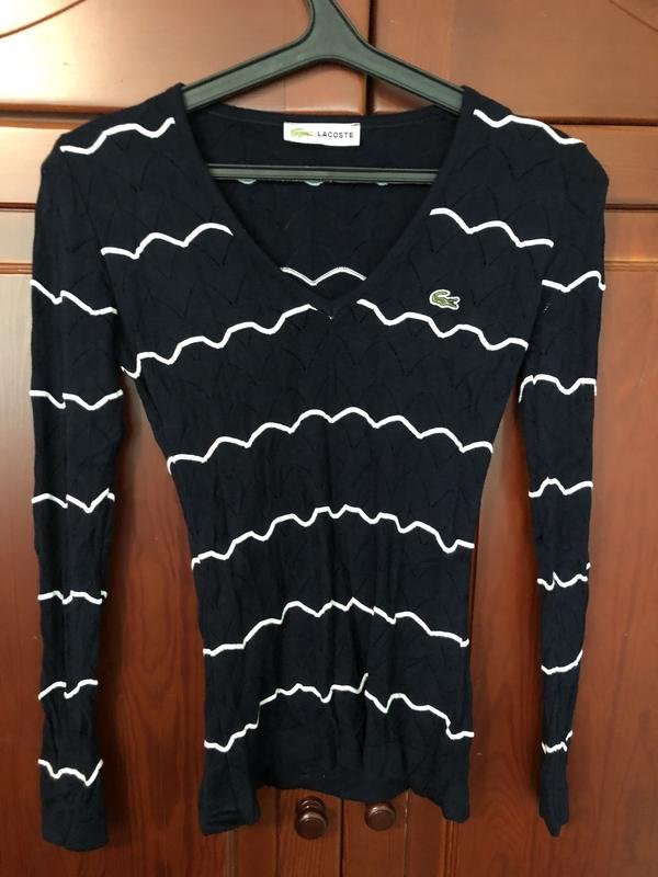 Women Lacoste Sweater Navy M