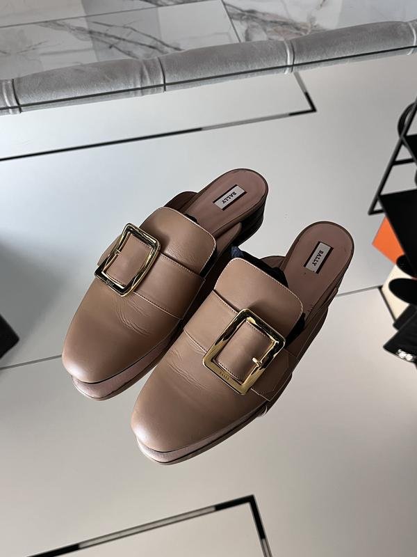 Women Bally Mules Beige 40.5