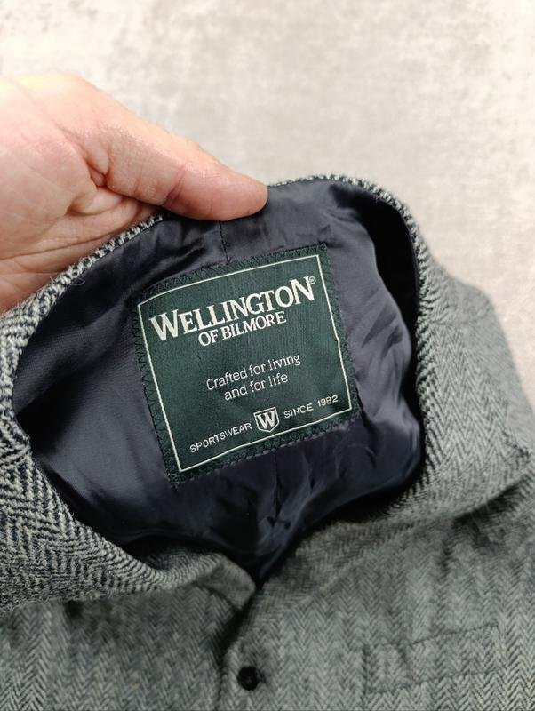 Мужская Harris Tweed Жилетка Серый Шерсть 60