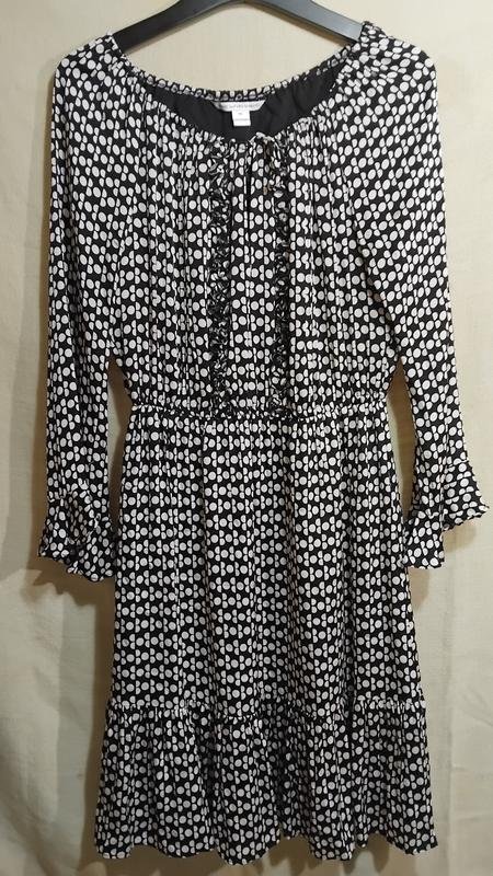 Women Diane Von Furstenberg Dress Black Silk M