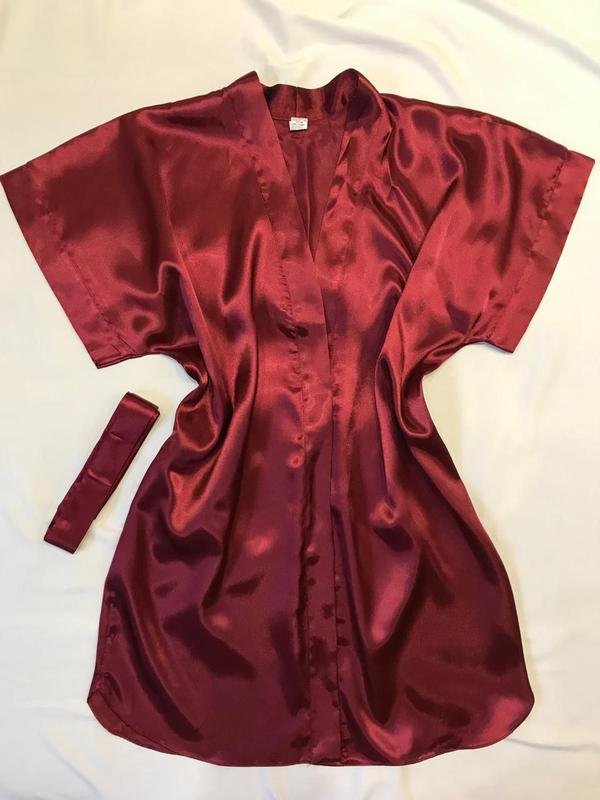 Women Robe Burgundy 46-50