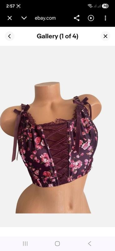 Women Victoria's Secret Top Burgundy M-DD