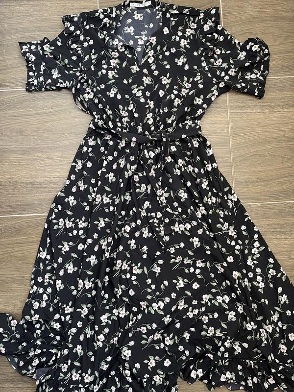Damen Kleid Mehrfarbig 56-58