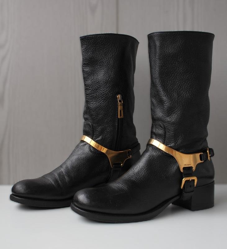 Women Prada Boots Black 40