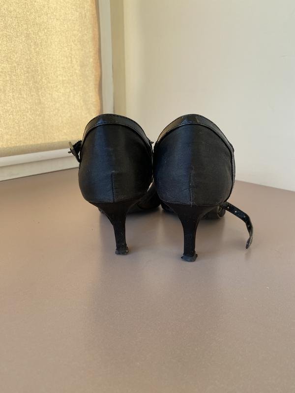 Women Marco Tozzi Heels Black Textile 37.5