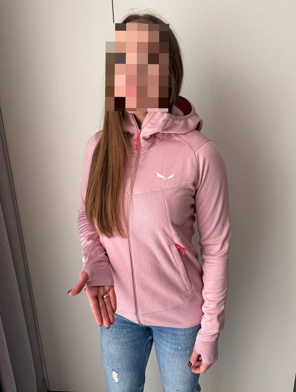 Damen Salewa Hoodie Rosa