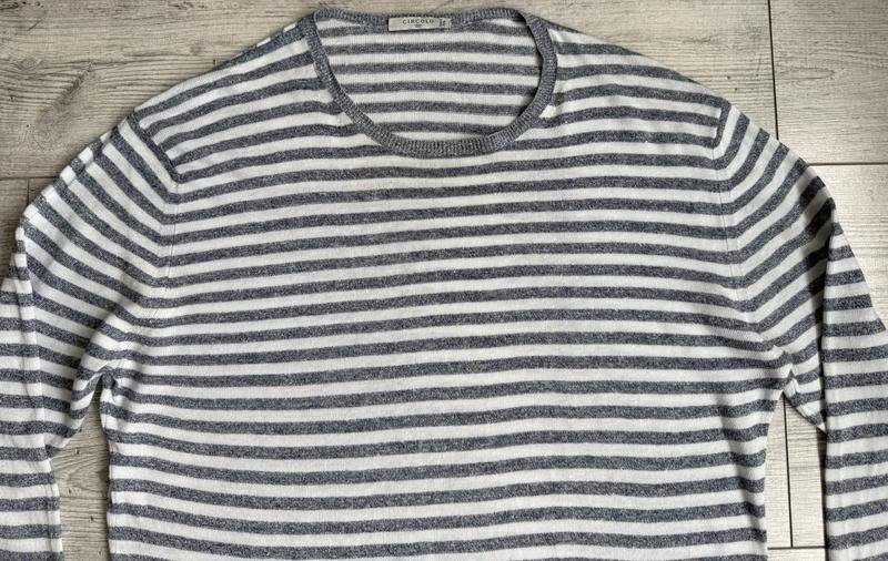 Herren Circolo 1901 Pullover Weiß Baumwolle L