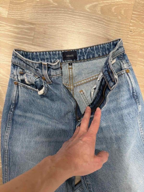 Женские KHAITE Джинсы Синий 25