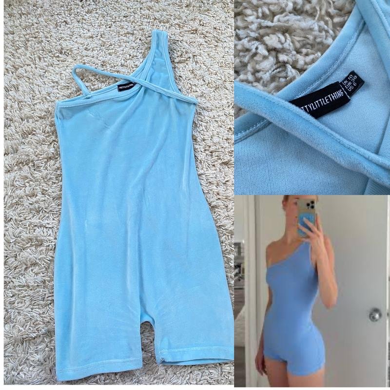 Femme PrettyLittleThing Combinaison Bleue 8-10