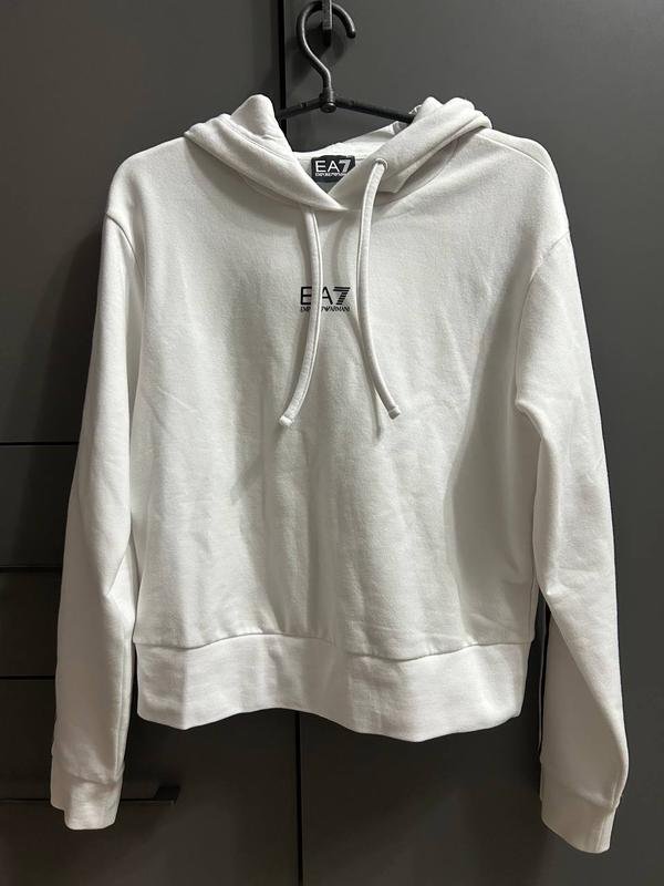 Women Emporio Armani Hoodie White