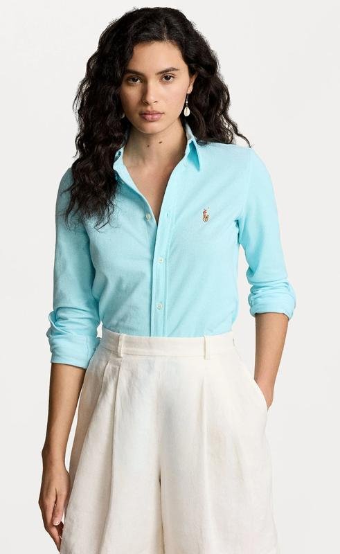 Women Polo Ralph Lauren Shirt Turquoise L