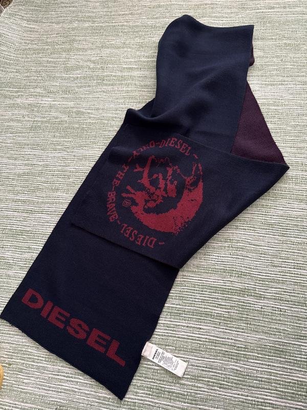 Мужской Diesel Шарф Синий 166x26