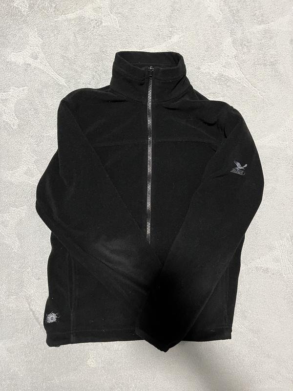 Damen Salewa Kapuzenpullover Schwarz