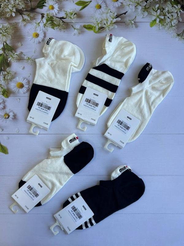 Women Miu Miu Socks Black 36-41