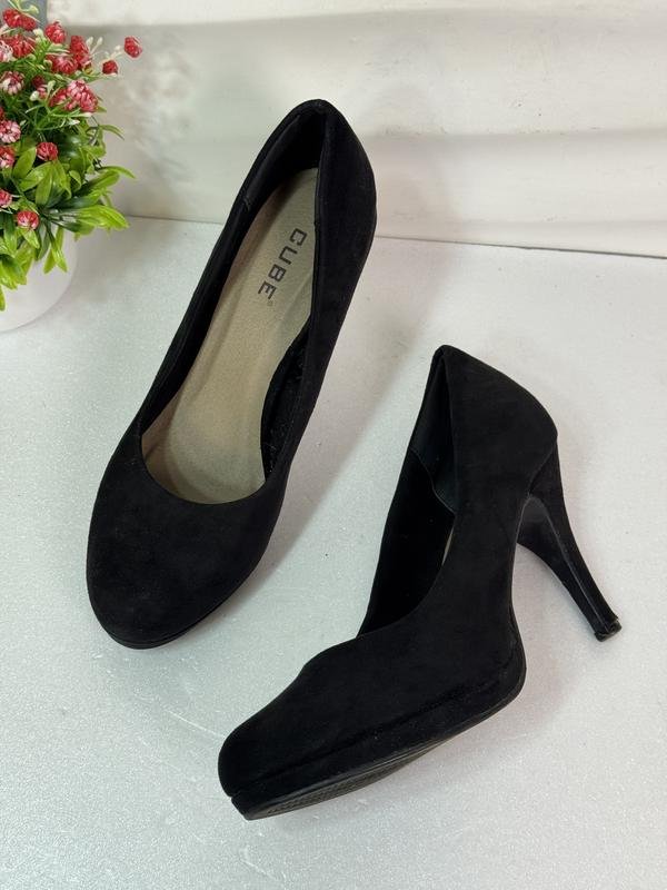 Женские Cube Туфли Чёрные 39