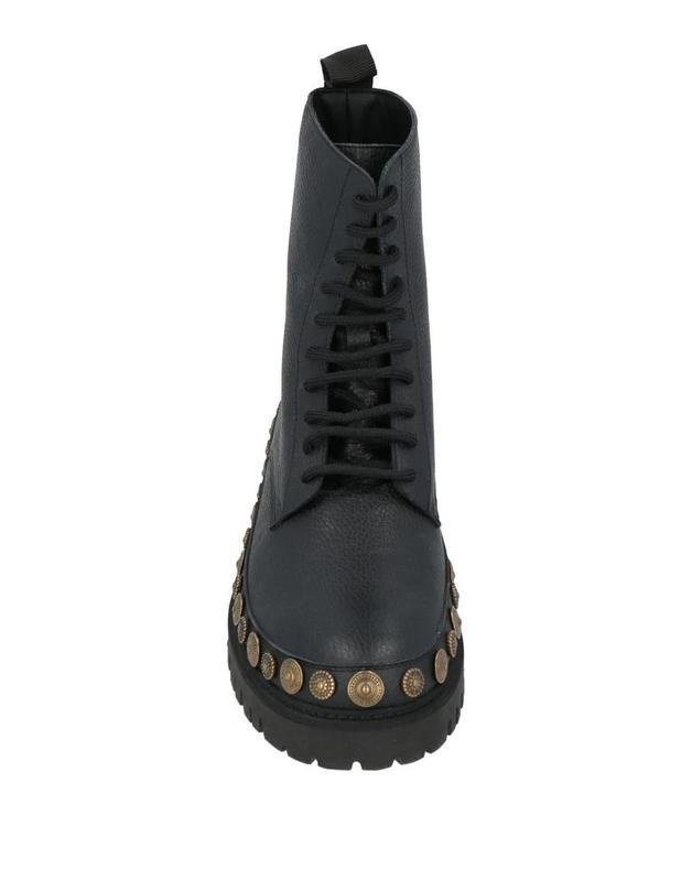 Damen Moschino Stiefel Schwarz Leder 37