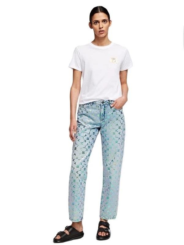 Женские Karl Lagerfeld Джинсы Голубые 26