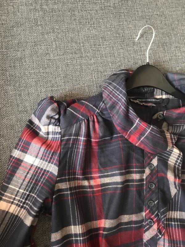 Damen French Connection Kleid Rot Viskose M
